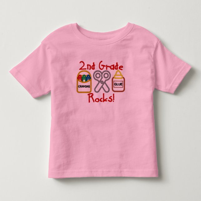Bebé Camiseta de 2º Grado Rocks (Anverso)