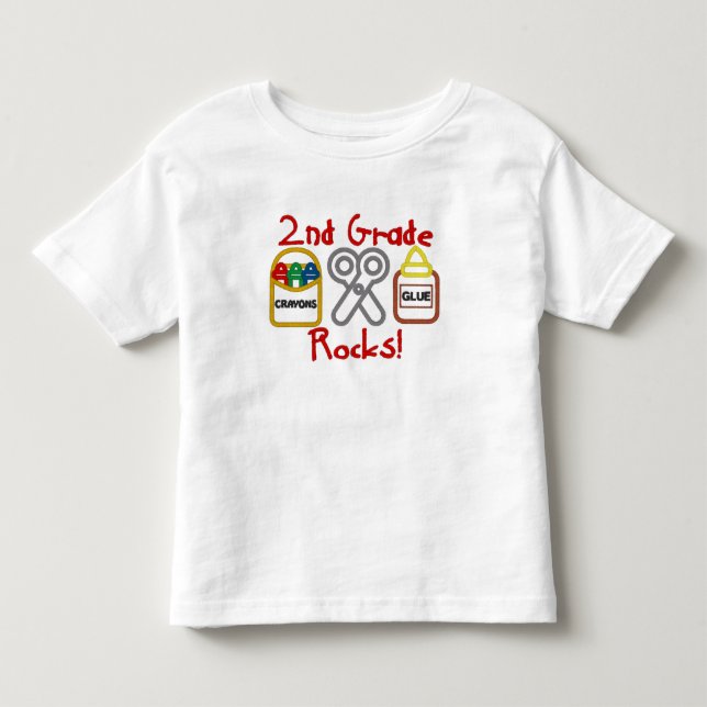 Bebé Camiseta de 2º Grado Rocks (Anverso)