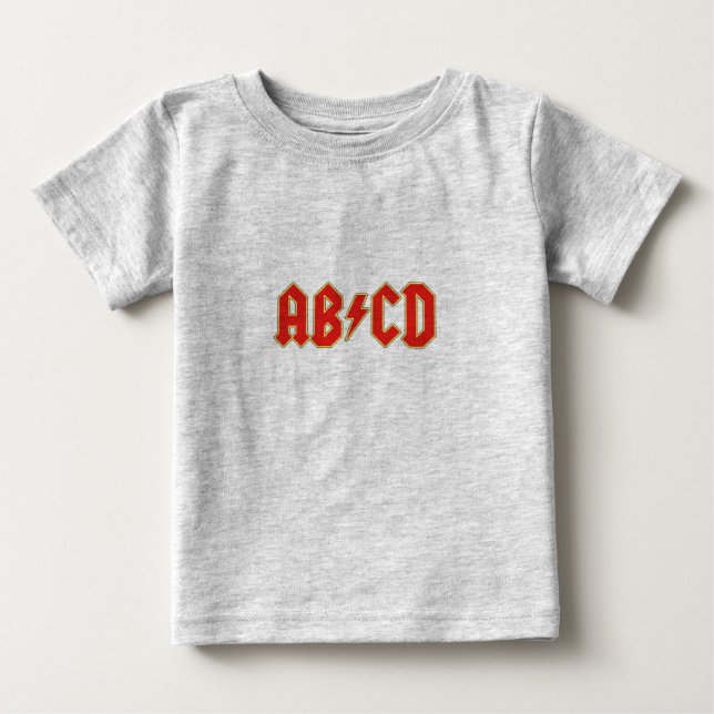 Bebé Camiseta de Ab/Cd (Anverso)