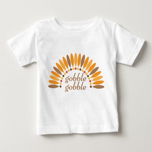 Bebé Camiseta de Acción de Gracias para niños (Anverso)