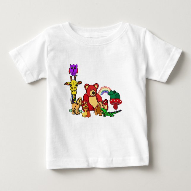 Bebé camiseta de AD-Critters Galore (Anverso)
