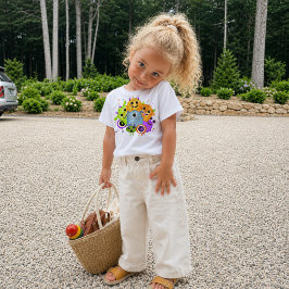 Bebé Camiseta de agua para niños pequeños con monstruos