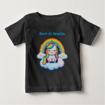 Camiseta de Algodón - Unicornio de Moda