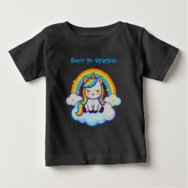 Bebé Camiseta de Algodón - Unicornio de Moda