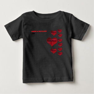 BEBÉ CAMISETA DE AMOR Y FABULOSO