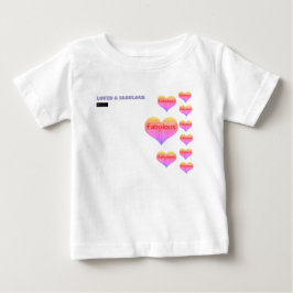 BEBÉ CAMISETA DE AMOR Y FABULOSO