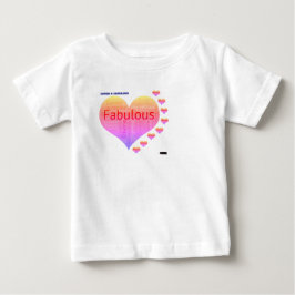 BEBÉ CAMISETA DE AMOR Y FABULOSO