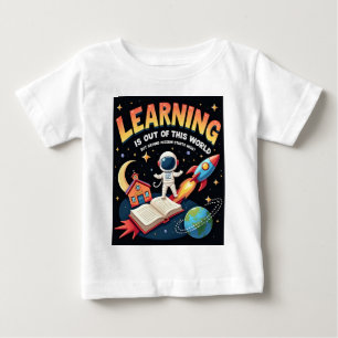 Bebé Camiseta de aprendizaje espacial para bebés