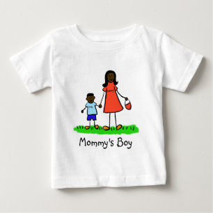 Bebé Camiseta de Arte Familiar Personalizada Madre e Hi