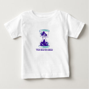 Bebé camiseta de arte galáctico espacial retro con vibr
