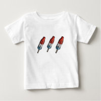 camiseta de arte pop de la paleta de la bomba