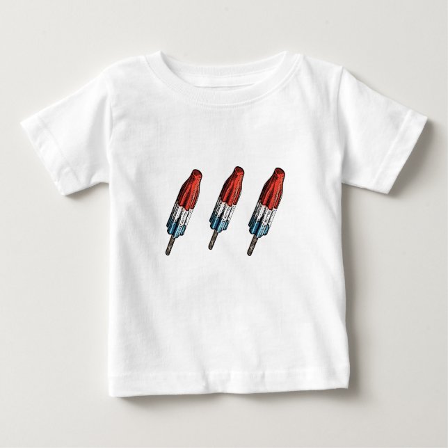 Bebé camiseta de arte pop de la paleta de la bomba (Anverso)