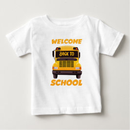 Bebé Camiseta de Autobús Escolar de Regreso a Clases