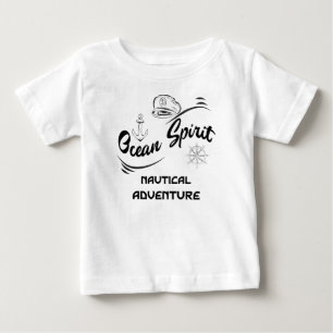 Bebé Camiseta de Aventura Náutica del Espíritu del Océa