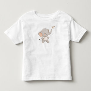 Bebé Camiseta de aventuras de elefante lindo
