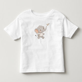 Bebé Camiseta de aventuras de elefante lindo