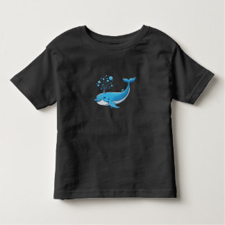 Bebé Camiseta de ballena azul