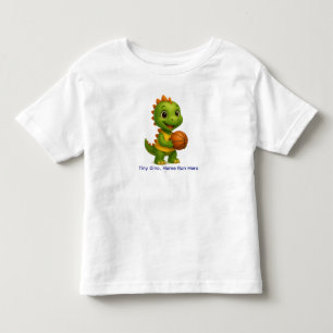 Bebé Camiseta de baloncesto dino linda para niños