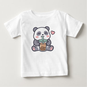 Bebé Camiseta de Beba Panda Lindo Boba