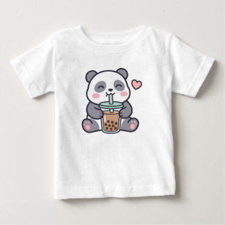 Bebé Camiseta de Beba Panda Lindo Boba