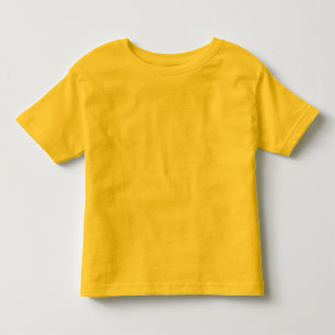 Bebé Camiseta de beisbol amarillo