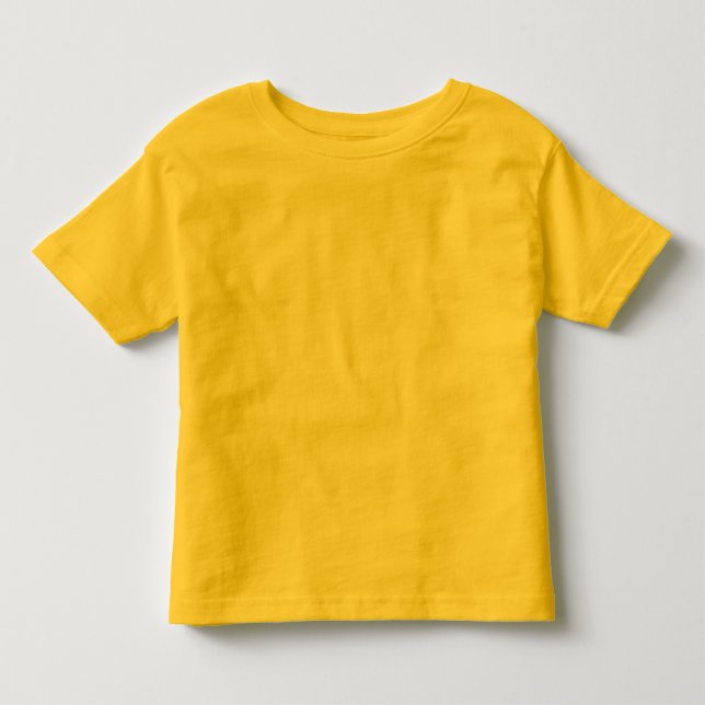 Bebé Camiseta de beisbol amarillo (Anverso)