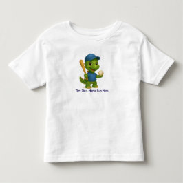 Bebé Camiseta de béisbol de dinosaurio linda para niños