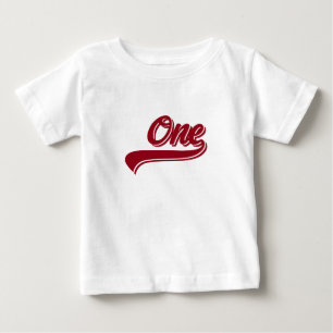 Bebé Camiseta De Béisbol De Un Año