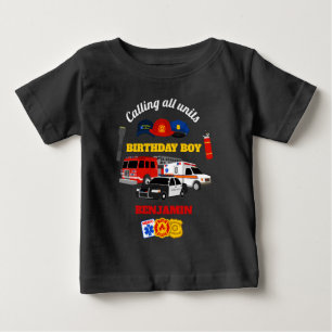 Bebé Camiseta de Birthday Boy, primer responsable