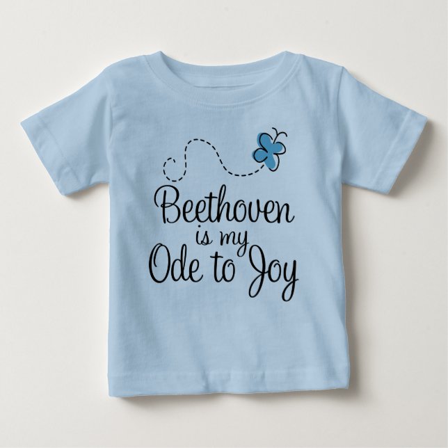 Bebé Camiseta de bonito Beethoven Music Quote Infant (Anverso)