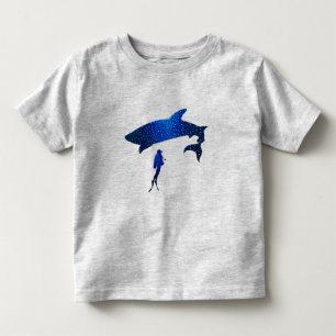 Bebé Camiseta de buceo de tiburón