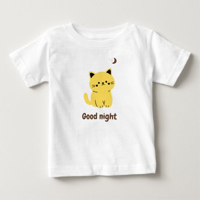 Bebé Camiseta de Buenas Noches (Anverso)