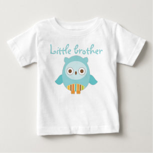 Bebé Camiseta de búho de hermanito
