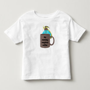 Bebé Camiseta de café de mamá de ardilla adorable