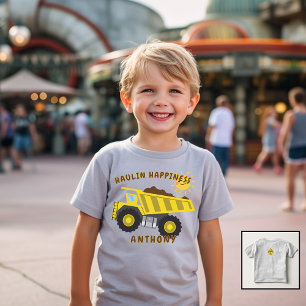 Bebé Camiseta de Camión Volquete para Niño Pequeño 'Hau