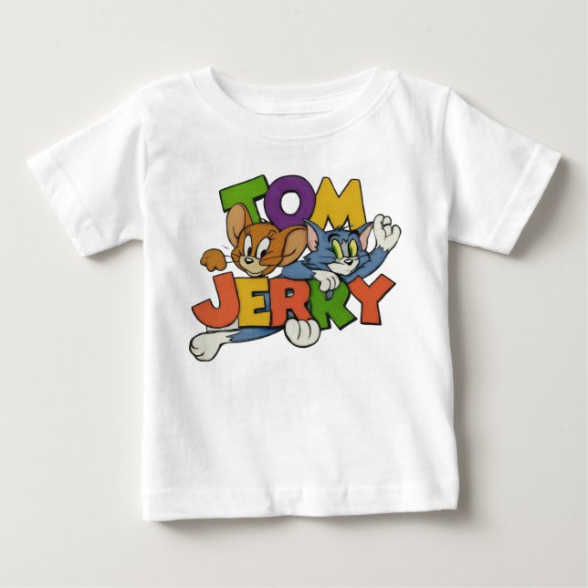 Bebé Camiseta de camiseta de Tom y Jerry Kids Personali (Anverso)