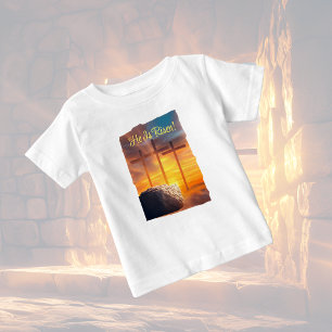 Bebé Camiseta de Celebración de Resurrección de Pascua