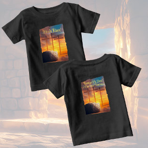 Bebé Camiseta de Celebración de Resurrección de Pascua