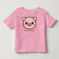Camiseta de Cerdo Lindo Cita Divertida Oink Kawaii