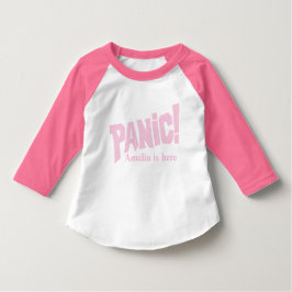 Bebé Camiseta de chicas con nombre de pánico