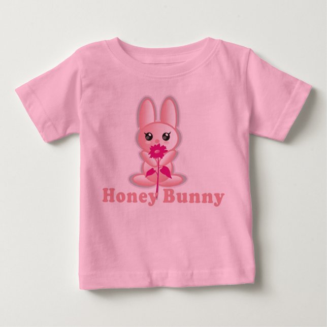 Bebé Camiseta de Chicas de Honey Bunny (Anverso)