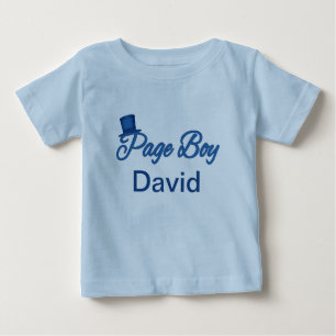 Bebé Camiseta de chico de página a Personalizar