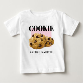 Bebé Camiseta de cocina infantil, cookie personalizada