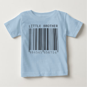 Bebé Camiseta de código de barras de pequeño hermano