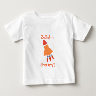 Bebé Camiseta de cohete Karate Kat - para personalizar