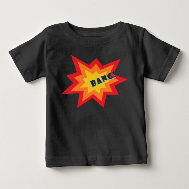 Bebé Camiseta de cómic (Anverso)