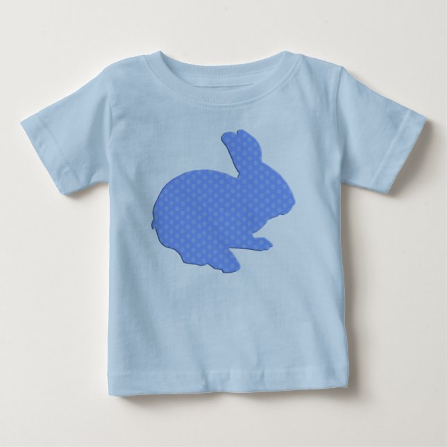 Bebé Camiseta de conejito de pascua de montaña con punt (Anverso)