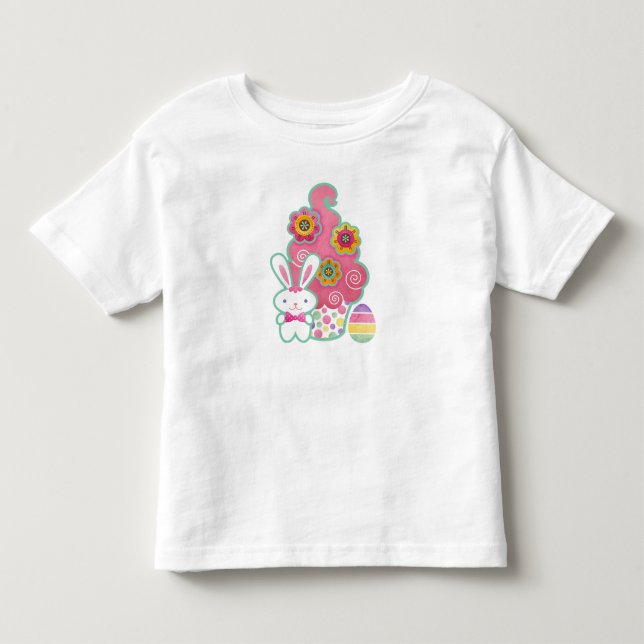 Bebé Camiseta de Conejo de Pascua (Anverso)