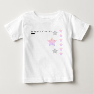 BEBÉ CAMISETA DE CONEXIÓN DE DESACTIVO Y DE BRILLO