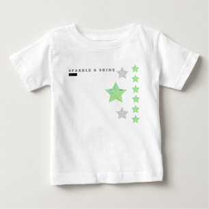 BEBÉ CAMISETA DE CONEXIÓN DE DESACTIVO Y DE BRILLO